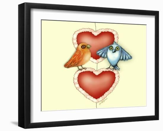 Love Birds-Cherie Roe Dirksen-Framed Giclee Print