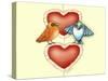 Love Birds-Cherie Roe Dirksen-Stretched Canvas