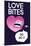 Love Bites In Pink-null-Mounted Poster