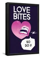 Love Bites In Pink-null-Framed Poster