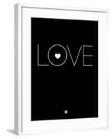 Love Black-NaxArt-Framed Art Print