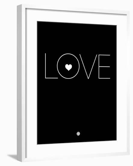 Love Black-NaxArt-Framed Art Print