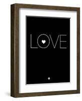 Love Black-NaxArt-Framed Art Print