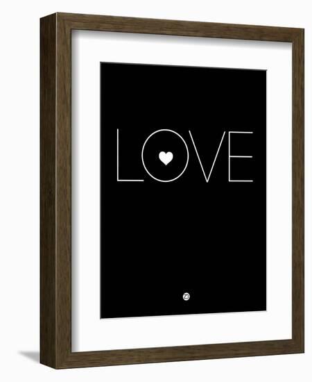 Love Black-NaxArt-Framed Art Print