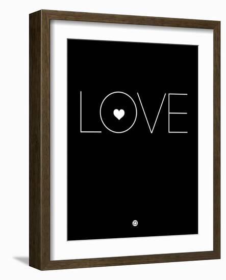 Love Black-NaxArt-Framed Art Print