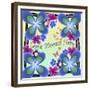 Love Blooms Here-Fractalicious-Framed Giclee Print