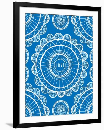 Love Blue-Susan Claire-Framed Art Print