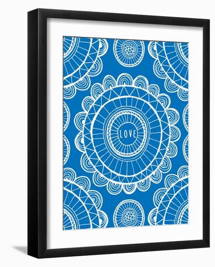 Love Blue-Susan Claire-Framed Art Print