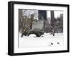 Love Bridge in Central Park, Winter-Igor Maloratsky-Framed Art Print