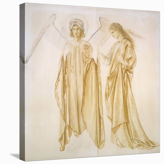 Love Bringing Alcestis Back from the Grave-Edward Burne-Jones-Stretched Canvas