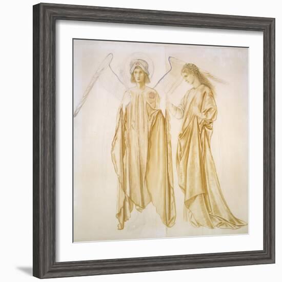 Love Bringing Alcestis Back from the Grave-Edward Burne-Jones-Framed Giclee Print