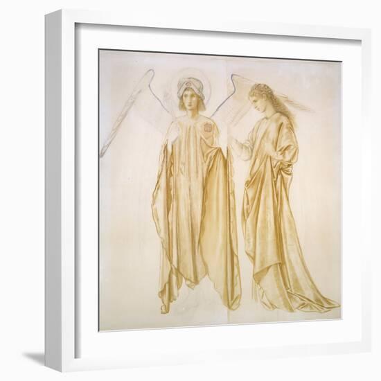 Love Bringing Alcestis Back from the Grave-Edward Burne-Jones-Framed Giclee Print