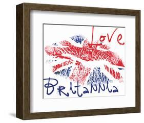 Love Britannia-null-Framed Art Print