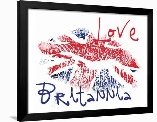 Love Britannia-null-Framed Art Print