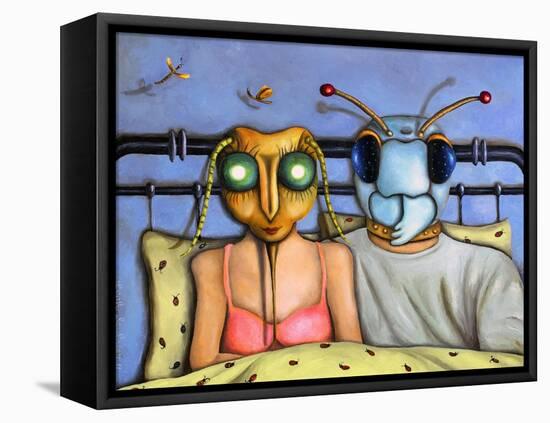 Love Bugs-Leah Saulnier-Framed Stretched Canvas