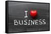 Love Business-Yury Zap-Framed Stretched Canvas