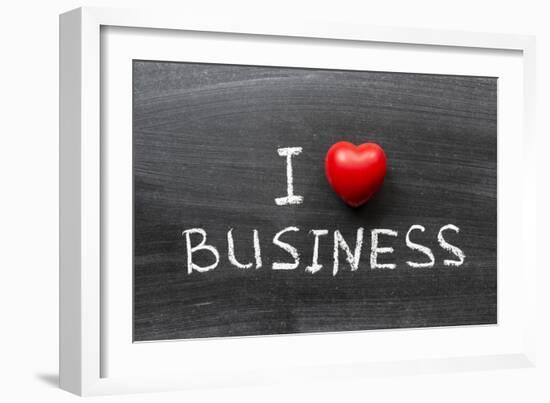 Love Business-Yury Zap-Framed Premium Giclee Print