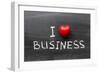 Love Business-Yury Zap-Framed Premium Giclee Print