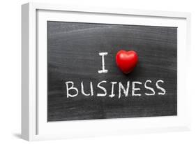 Love Business-Yury Zap-Framed Premium Giclee Print