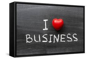 Love Business-Yury Zap-Framed Stretched Canvas