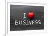 Love Business-Yury Zap-Framed Art Print