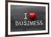 Love Business-Yury Zap-Framed Art Print