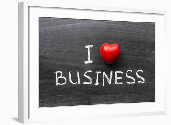 Love Business-Yury Zap-Framed Art Print