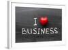 Love Business-Yury Zap-Framed Art Print