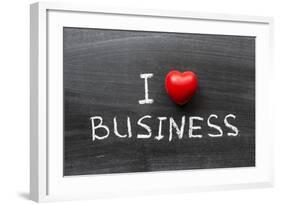 Love Business-Yury Zap-Framed Art Print