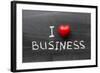 Love Business-Yury Zap-Framed Art Print