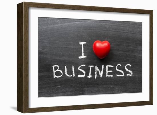 Love Business-Yury Zap-Framed Art Print