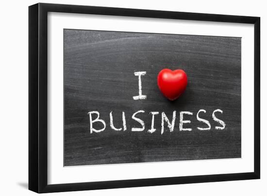 Love Business-Yury Zap-Framed Art Print