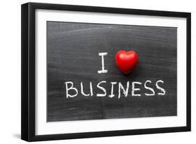 Love Business-Yury Zap-Framed Art Print