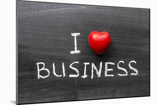 Love Business-Yury Zap-Mounted Art Print