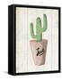Love Cactus 1-Kimberly Allen-Framed Stretched Canvas