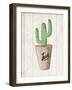 Love Cactus 1-Kimberly Allen-Framed Art Print