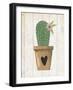 Love Cactus 2-Kimberly Allen-Framed Art Print