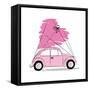 Love Car-Martina Pavlova-Framed Stretched Canvas