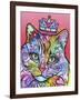 Love Cat 5-Dean Russo-Framed Giclee Print