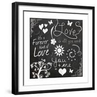 Love Chalk-Lauren Gibbons-Framed Premium Giclee Print