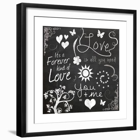 Love Chalk-Lauren Gibbons-Framed Premium Giclee Print