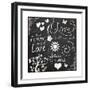 Love Chalk-Lauren Gibbons-Framed Premium Giclee Print