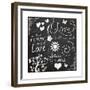Love Chalk-Lauren Gibbons-Framed Premium Giclee Print