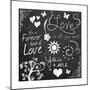 Love Chalk-Lauren Gibbons-Mounted Premium Giclee Print