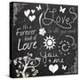 Love Chalk-Lauren Gibbons-Stretched Canvas