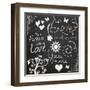 Love Chalk-Lauren Gibbons-Framed Art Print