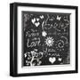 Love Chalk-Lauren Gibbons-Framed Art Print