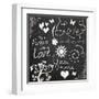 Love Chalk-Lauren Gibbons-Framed Art Print