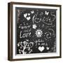 Love Chalk-Lauren Gibbons-Framed Art Print