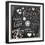 Love Chalk-Lauren Gibbons-Framed Art Print